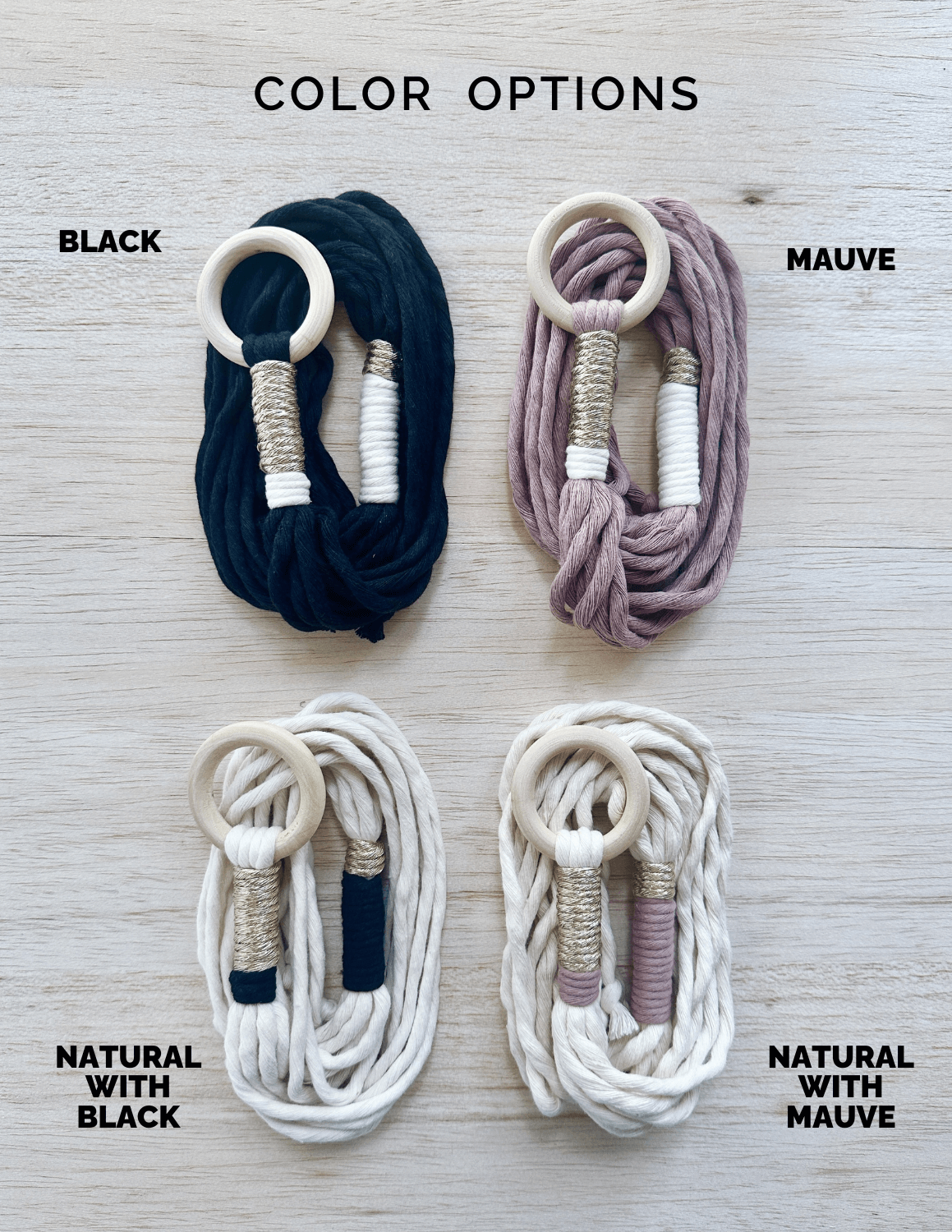 Cassidy Metallic Macrame Plant Hanger