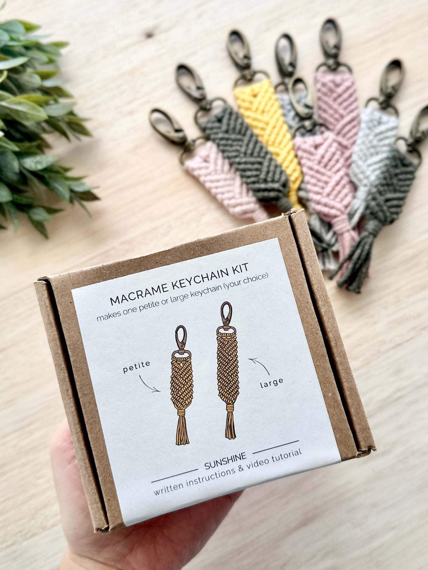 DIY Macrame Kit | Cotton Keychain | Quinn