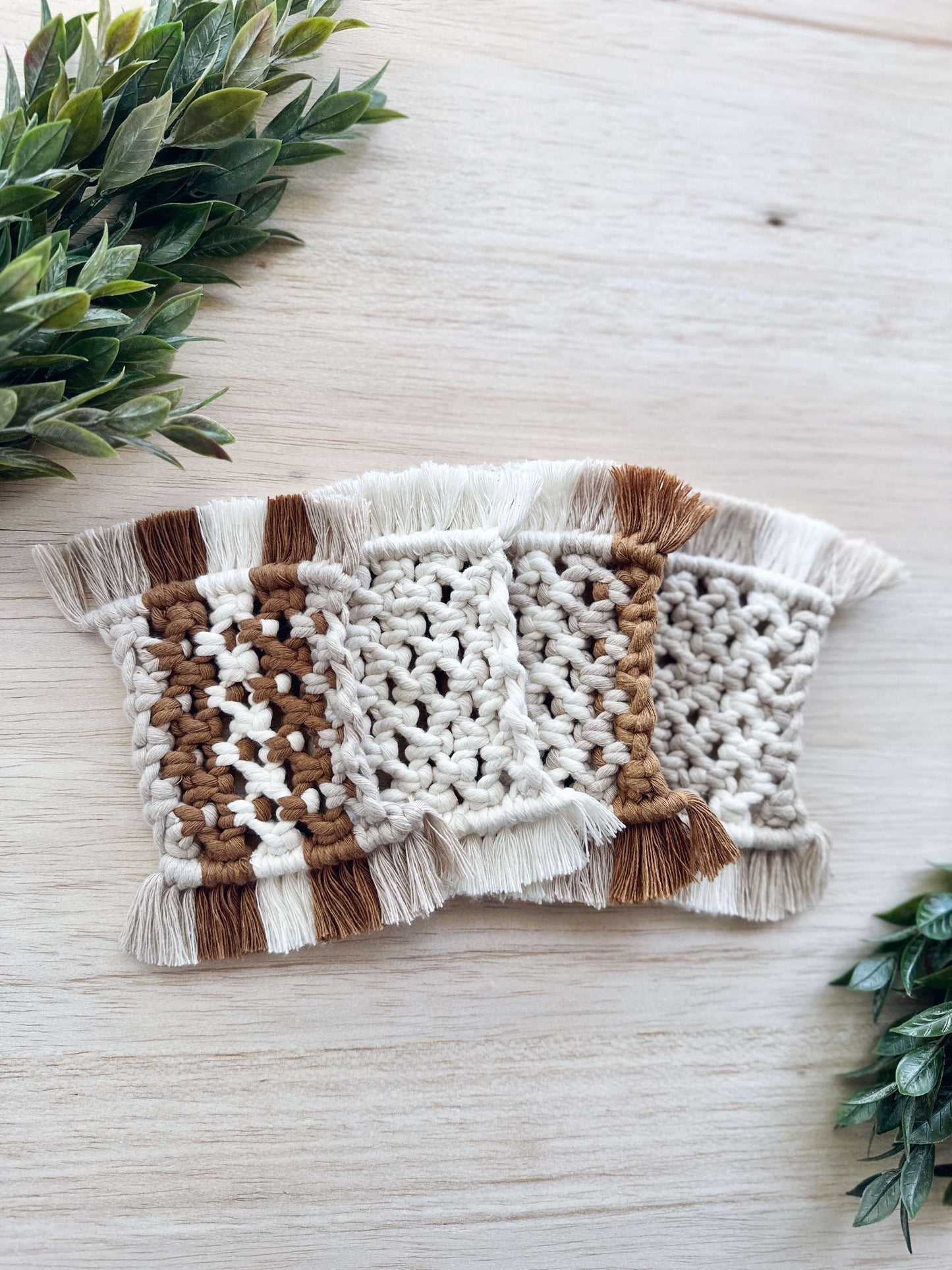 Macrame Coaster Pattern | Beginner | Gina