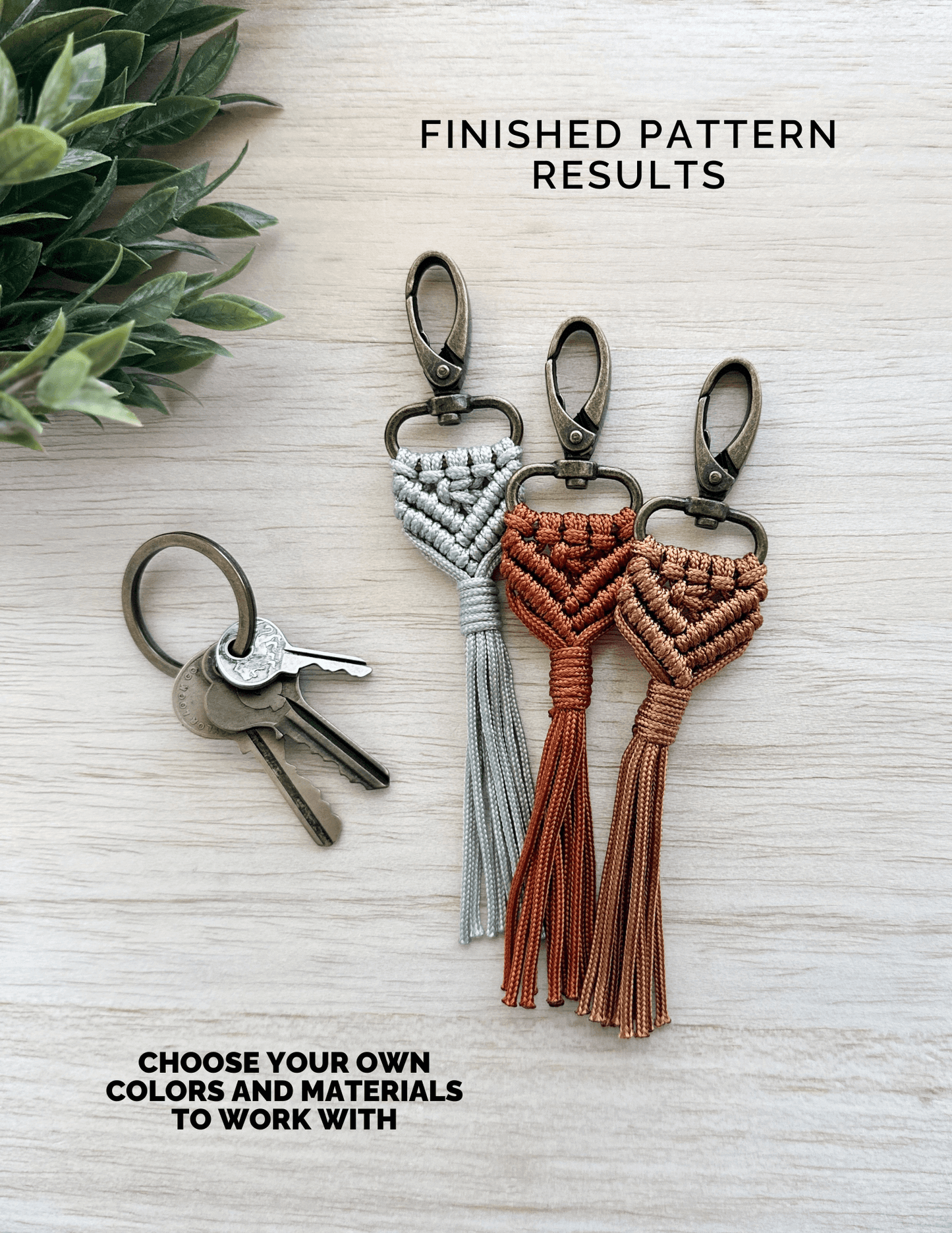 Paracord Macrame Keychain Pattern | Beginner | Amie