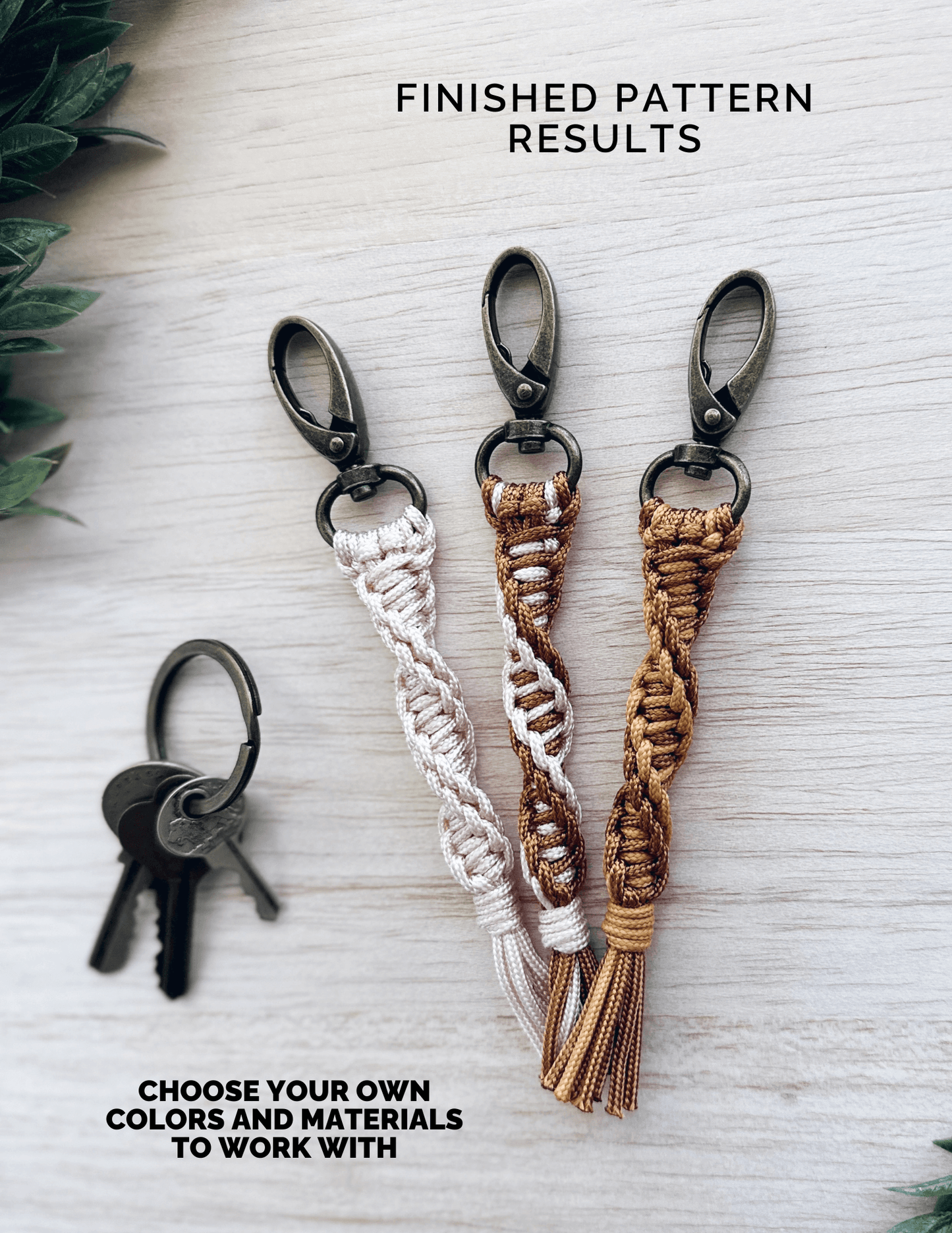 Paracord Macrame Keychain Pattern | Beginner | Knox