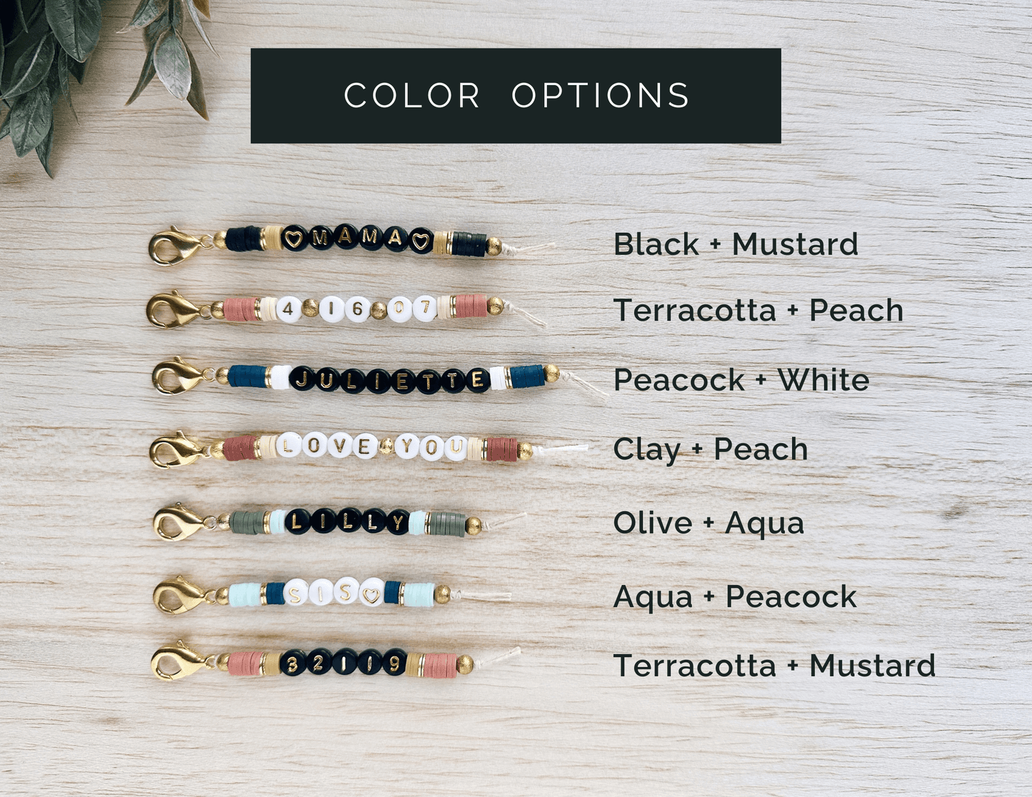 Party Kit | Letter Bead Keychains