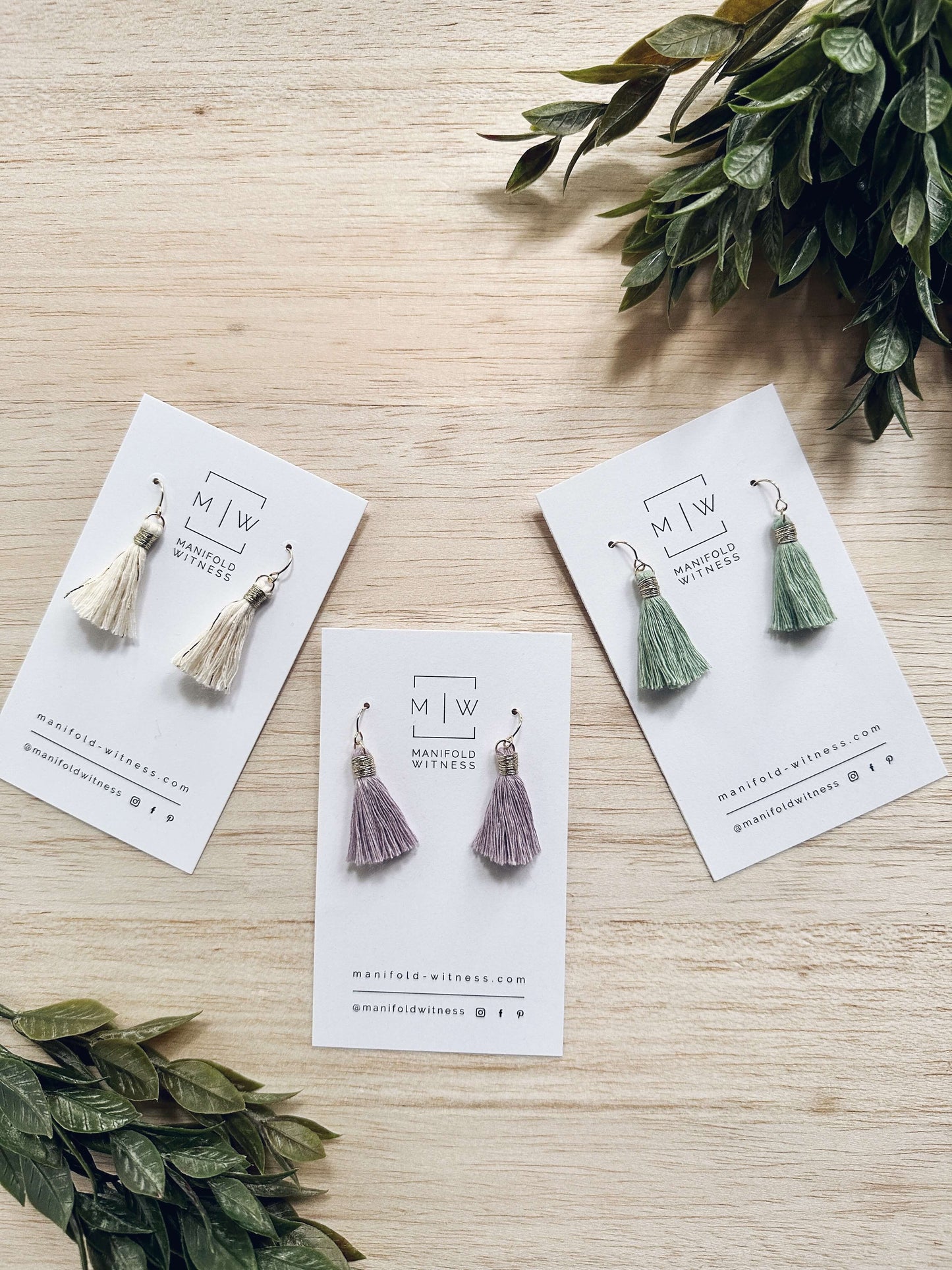 Penny Metallic Mini Tassel Earring | Modern Bohemian Jewelry
