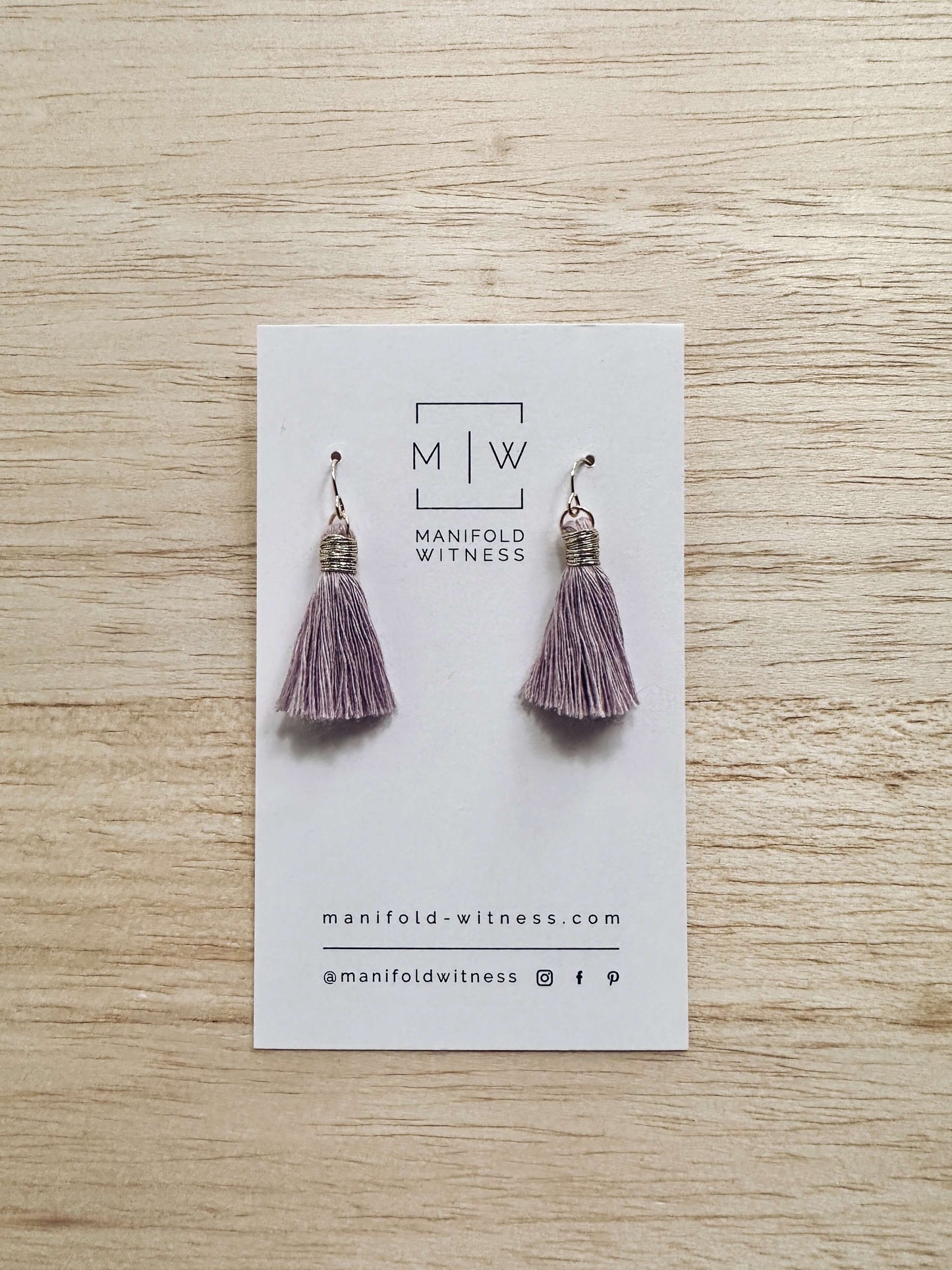 Penny Metallic Mini Tassel Earring | Modern Bohemian Jewelry
