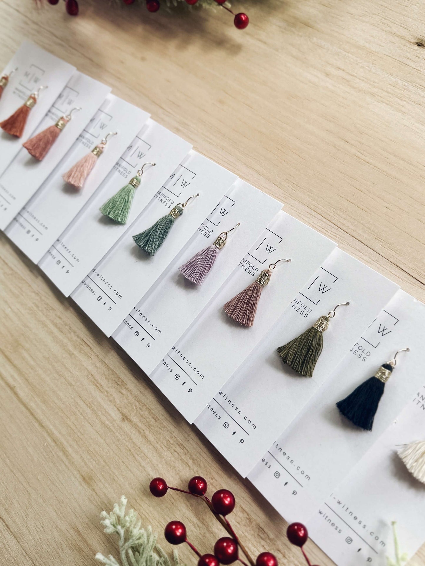 Penny Metallic Mini Tassel Earring | Modern Bohemian Jewelry