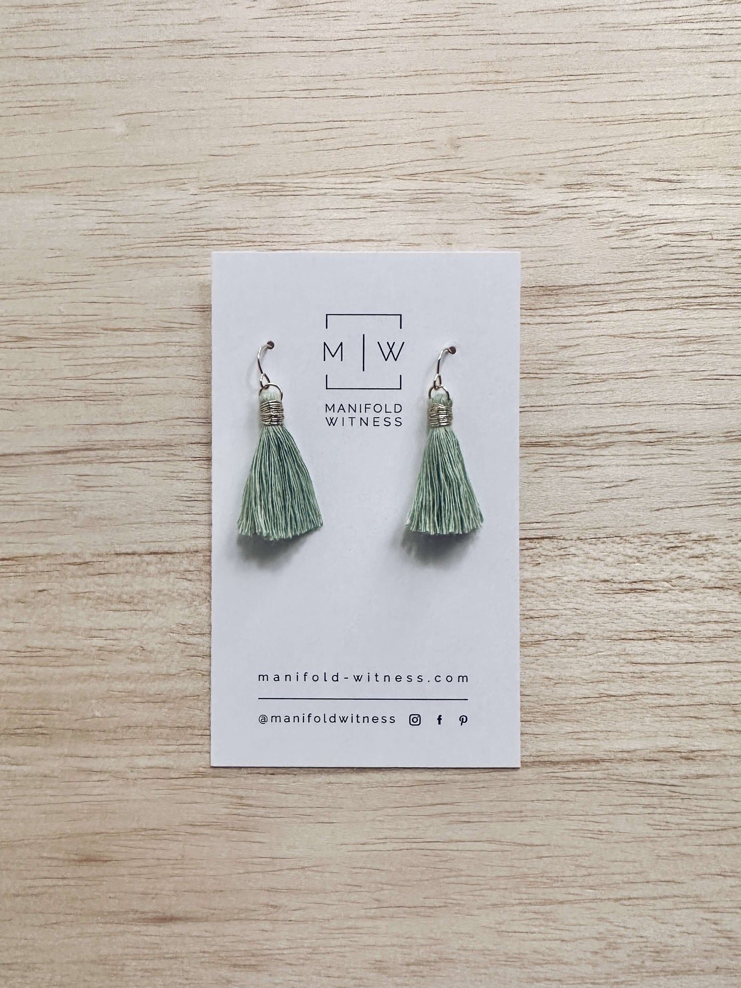 Penny Metallic Mini Tassel Earring | Modern Bohemian Jewelry