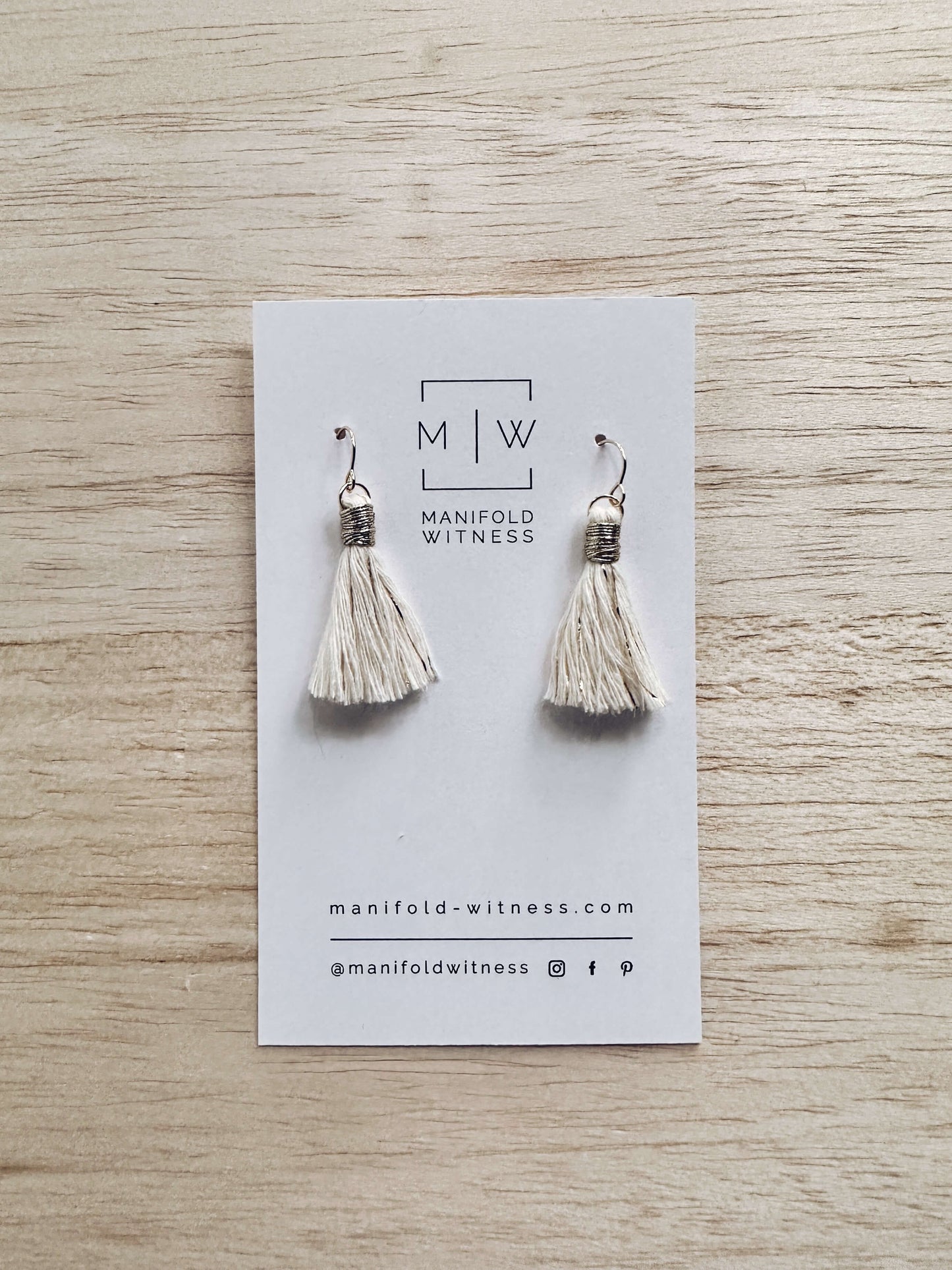 Penny Metallic Mini Tassel Earring | Modern Bohemian Jewelry
