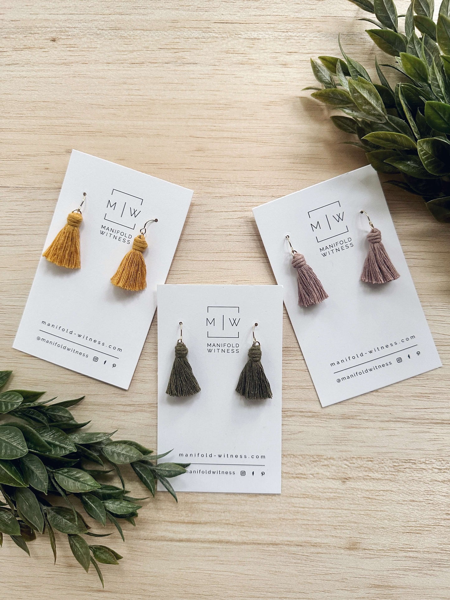 Penny Mini Tassel Earring | Modern Bohemian Jewelry