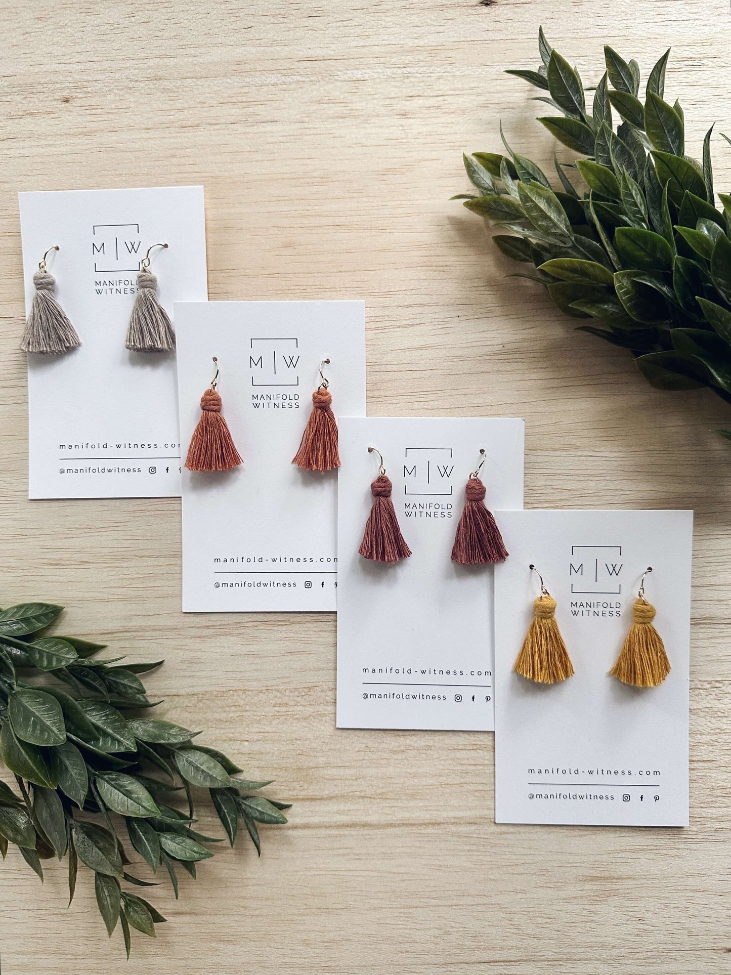 Penny Mini Tassel Earring | Modern Bohemian Jewelry