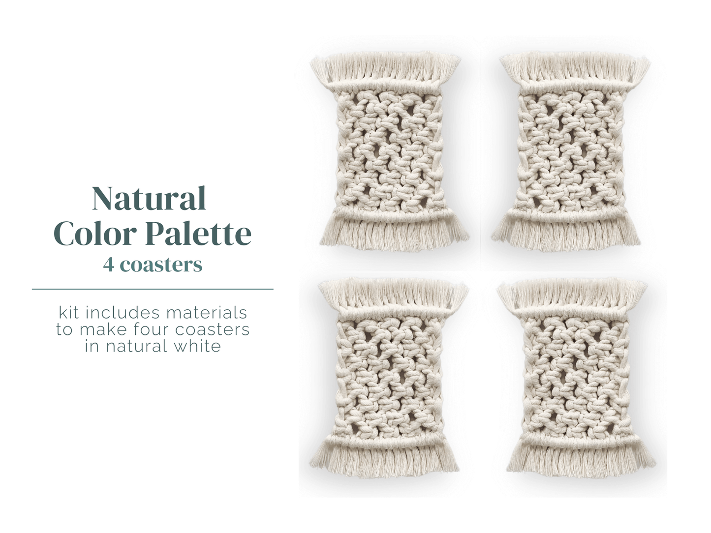 DIY Macrame Kit | Coaster Tutorial | Gina