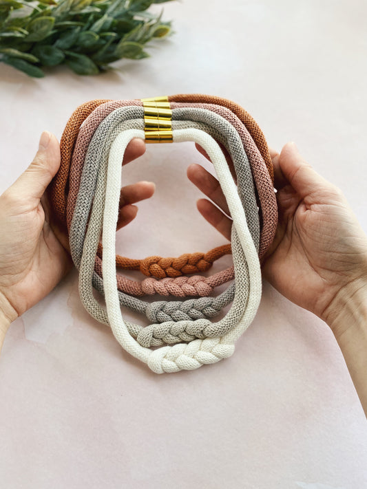 Corina Macrame Knot Necklace