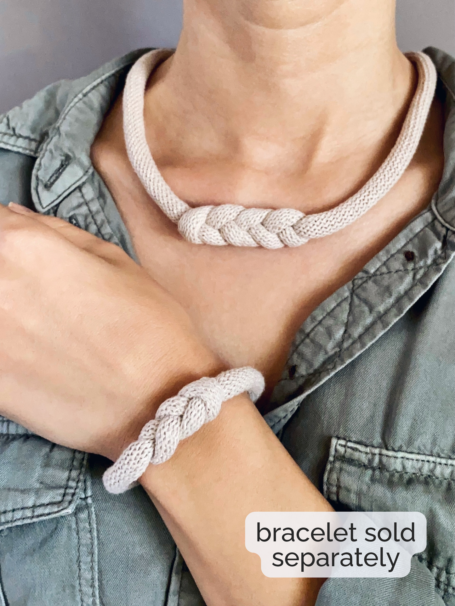 Corina Macrame Knot Necklace