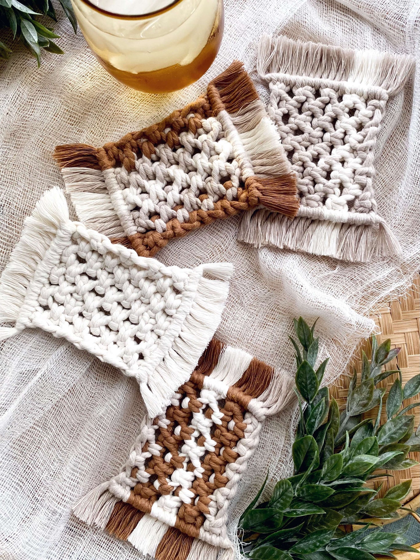 DIY Macrame Kit | Coaster Tutorial | Gina