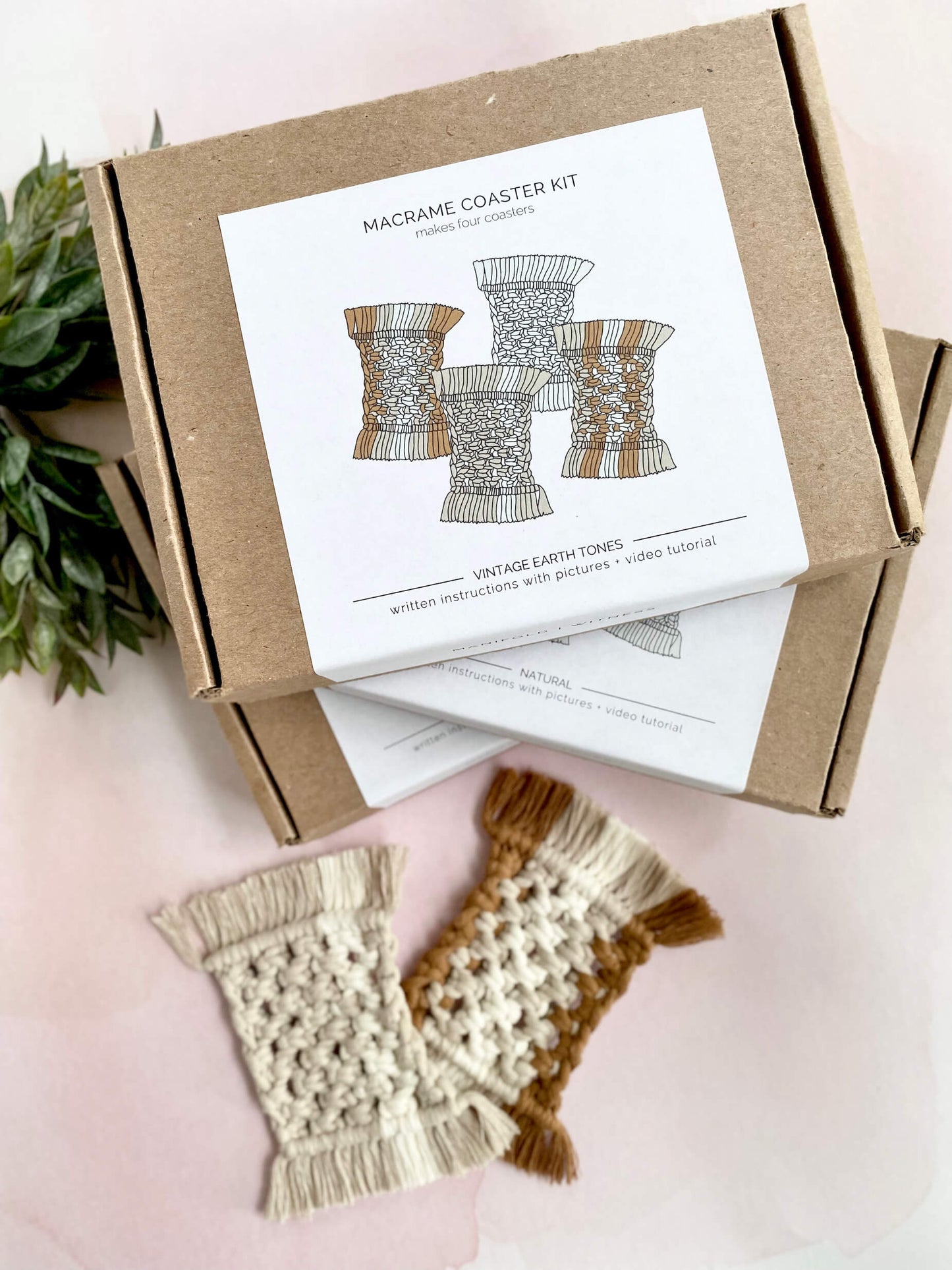 DIY Macrame Kit | Coaster Tutorial | Gina
