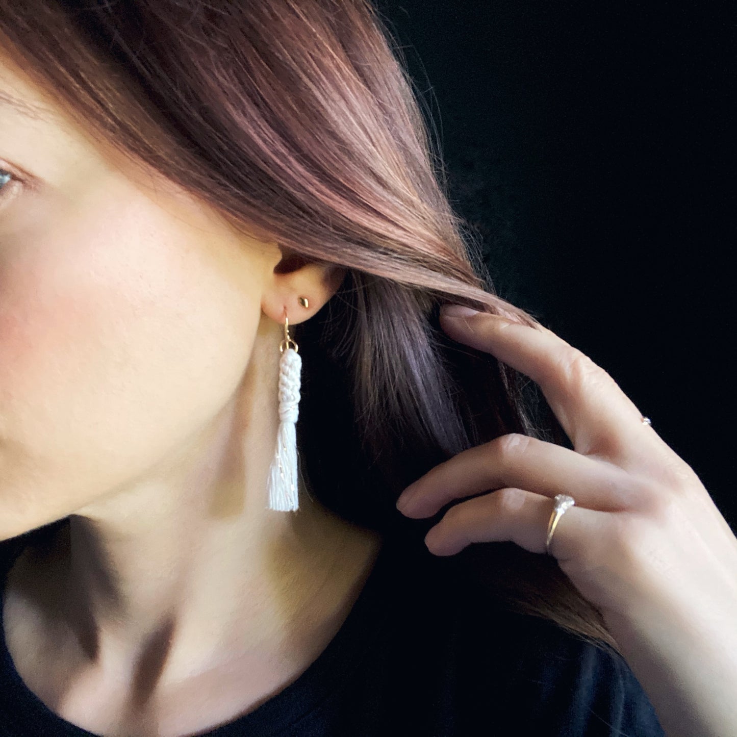 Janie Small Tassel Earring | Modern Bohemian Jewelry