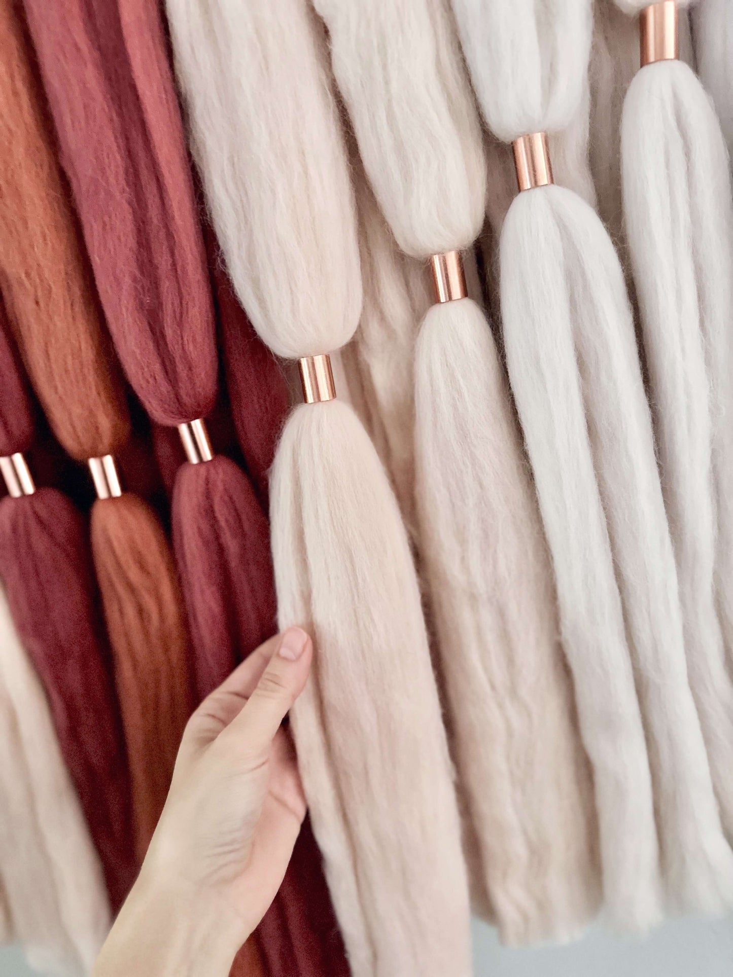 Large Fiber Art Wall Hanging | Pink Sherbet