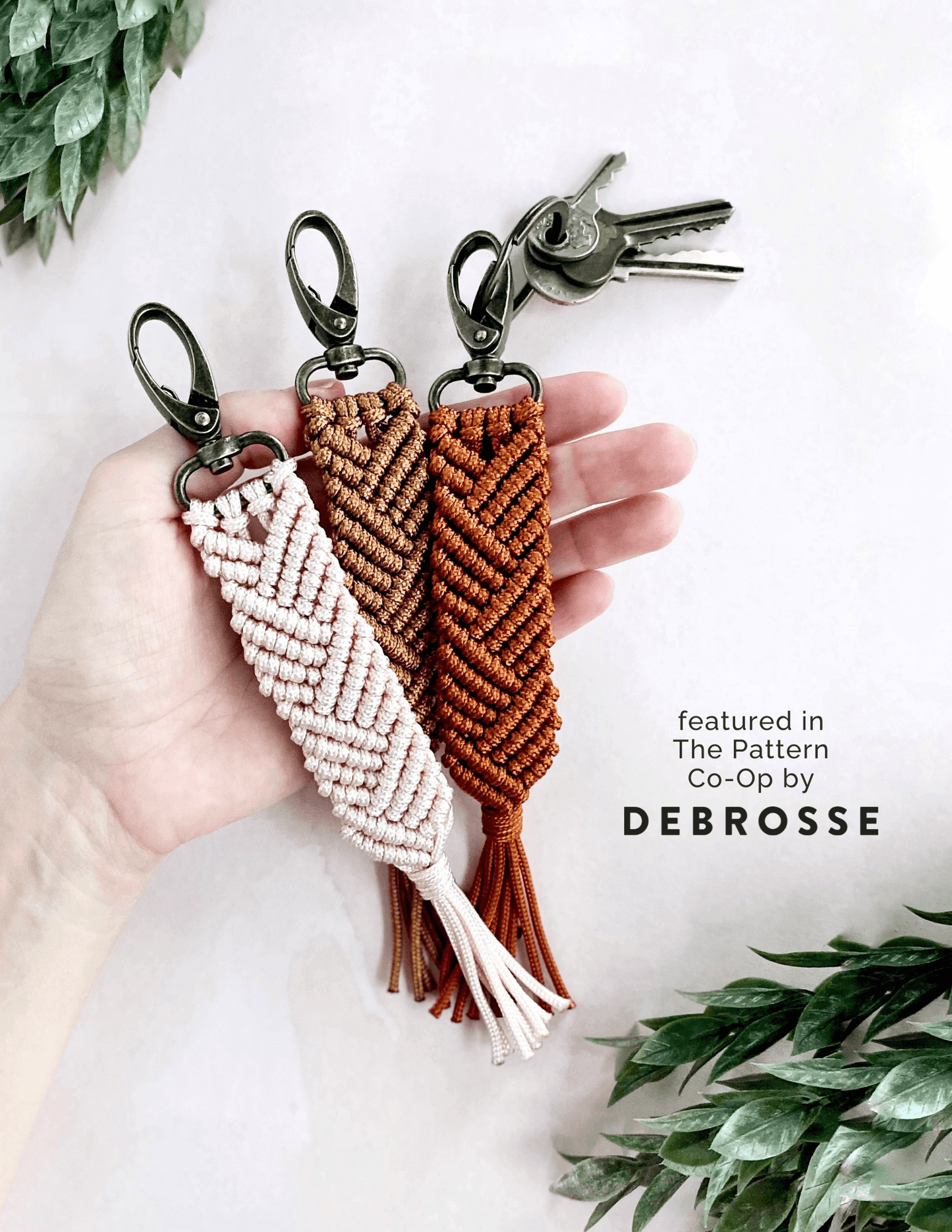 Paracord Macrame Keychain Pattern | Beginner | Quinn