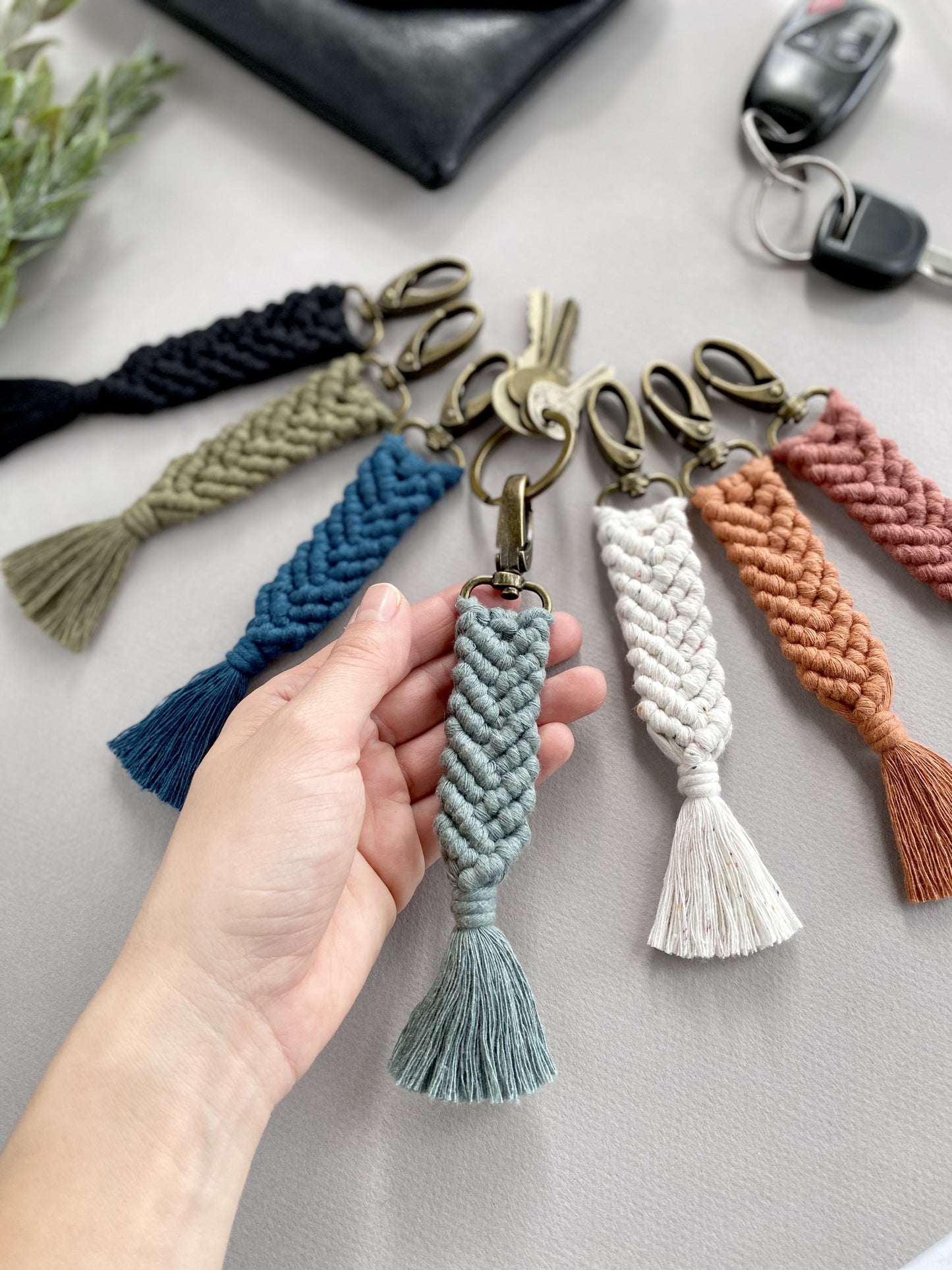 Parker Classic Macrame Keychain