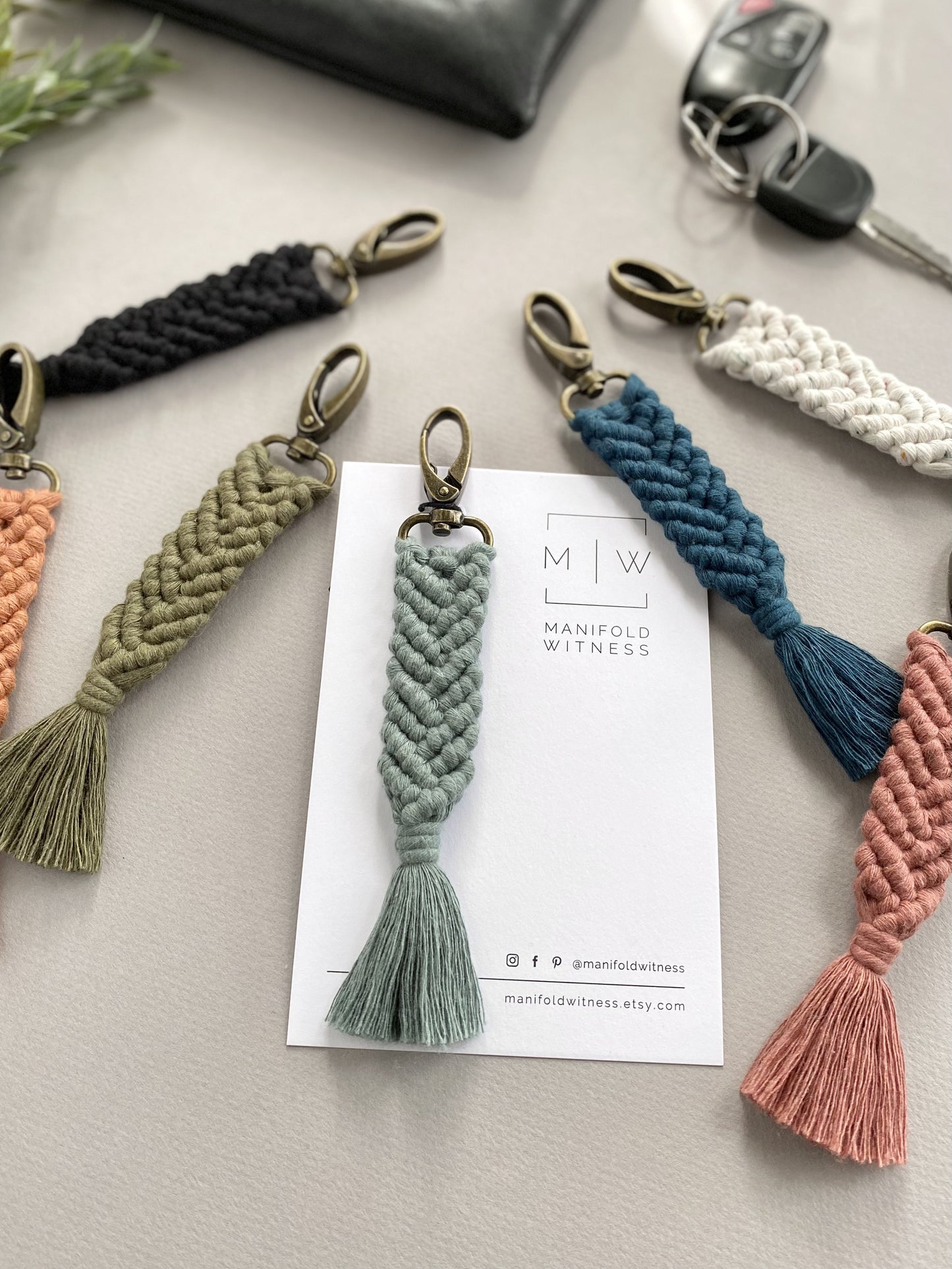 Parker Classic Macrame Keychain