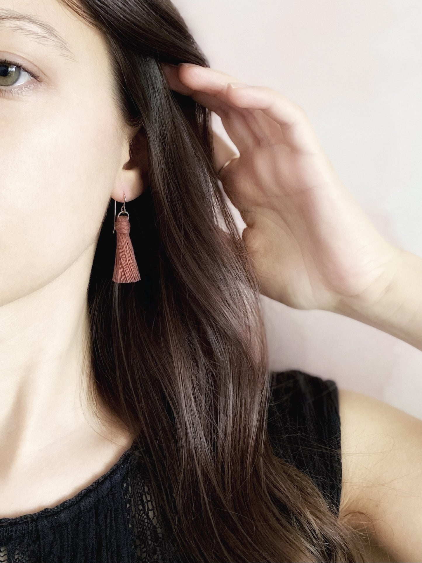 Penny Mini Tassel Earring | Modern Bohemian Jewelry