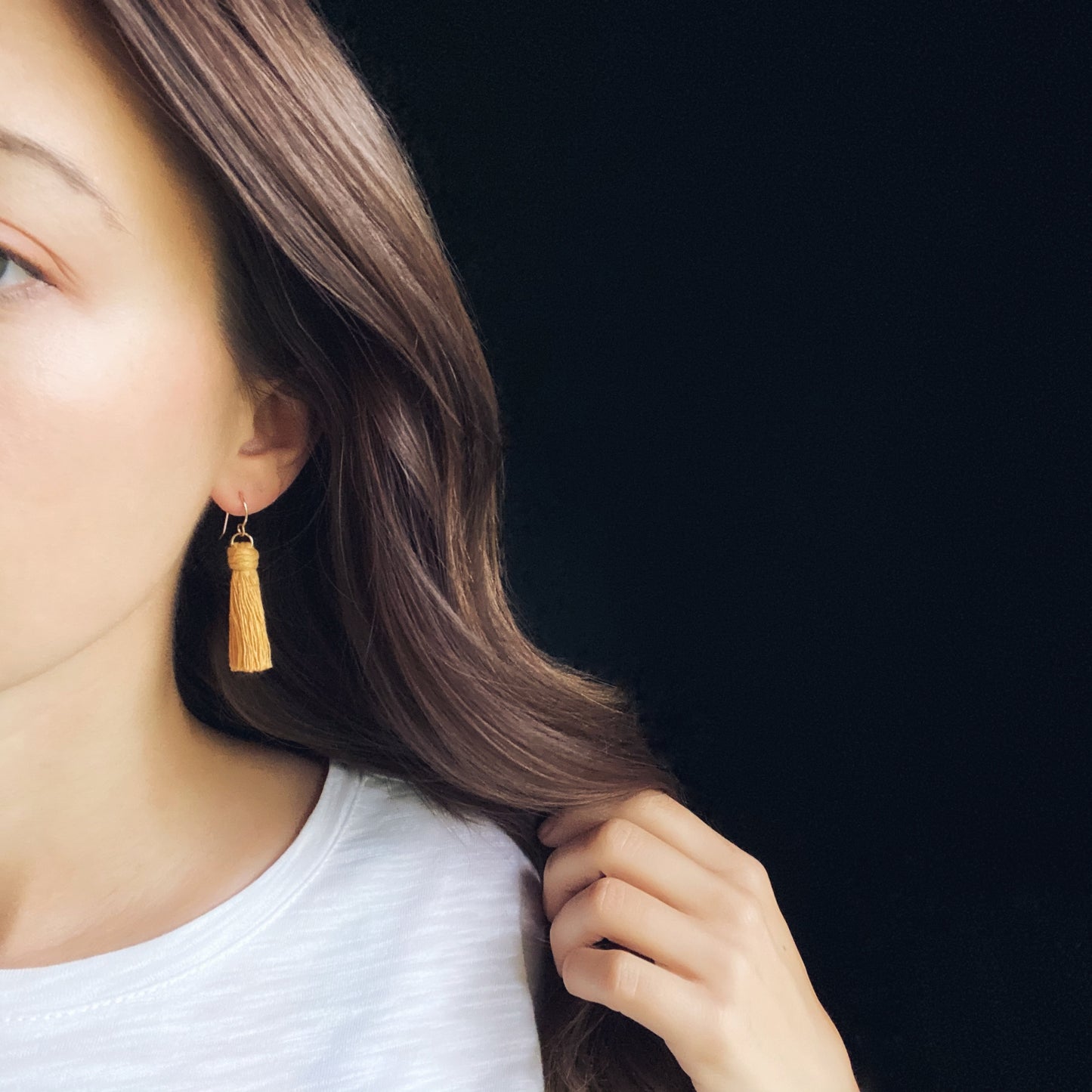 Penny Mini Tassel Earring | Modern Bohemian Jewelry