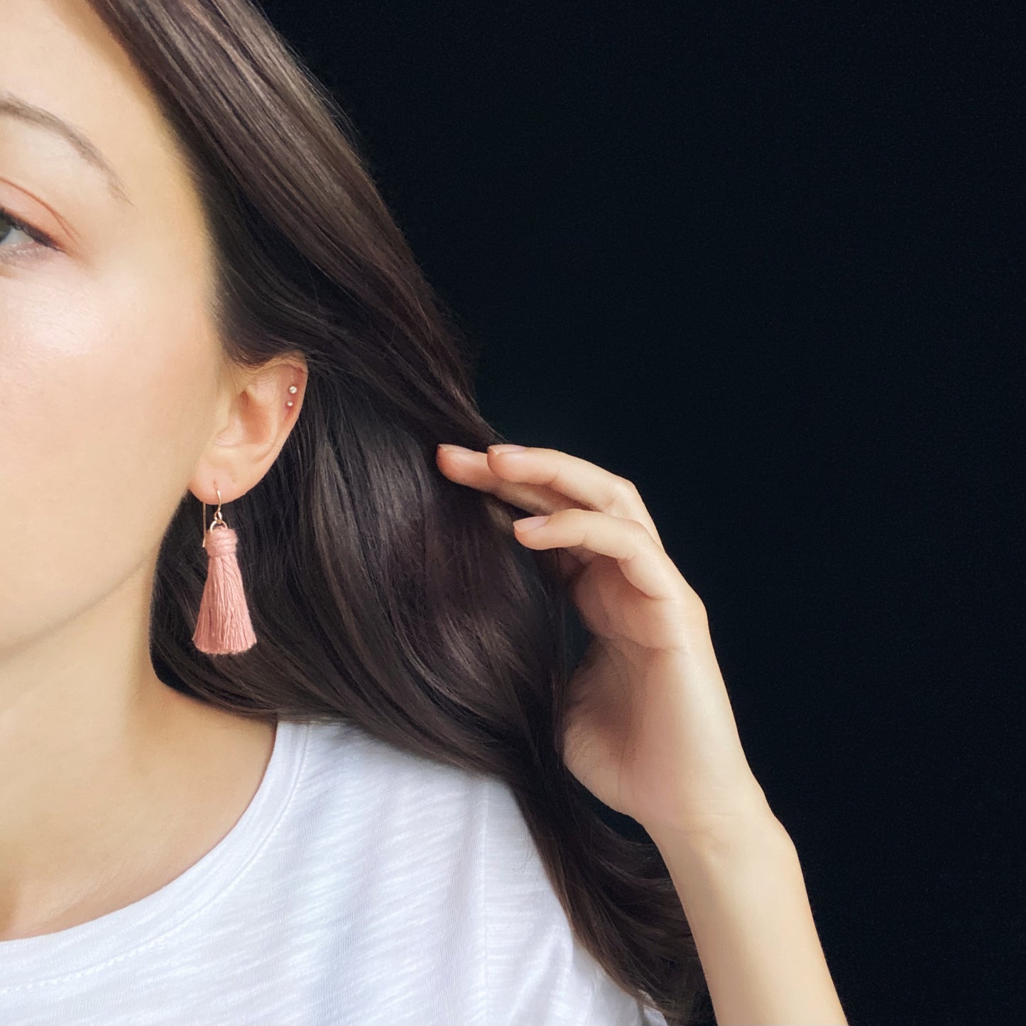 Penny Mini Tassel Earring | Modern Bohemian Jewelry