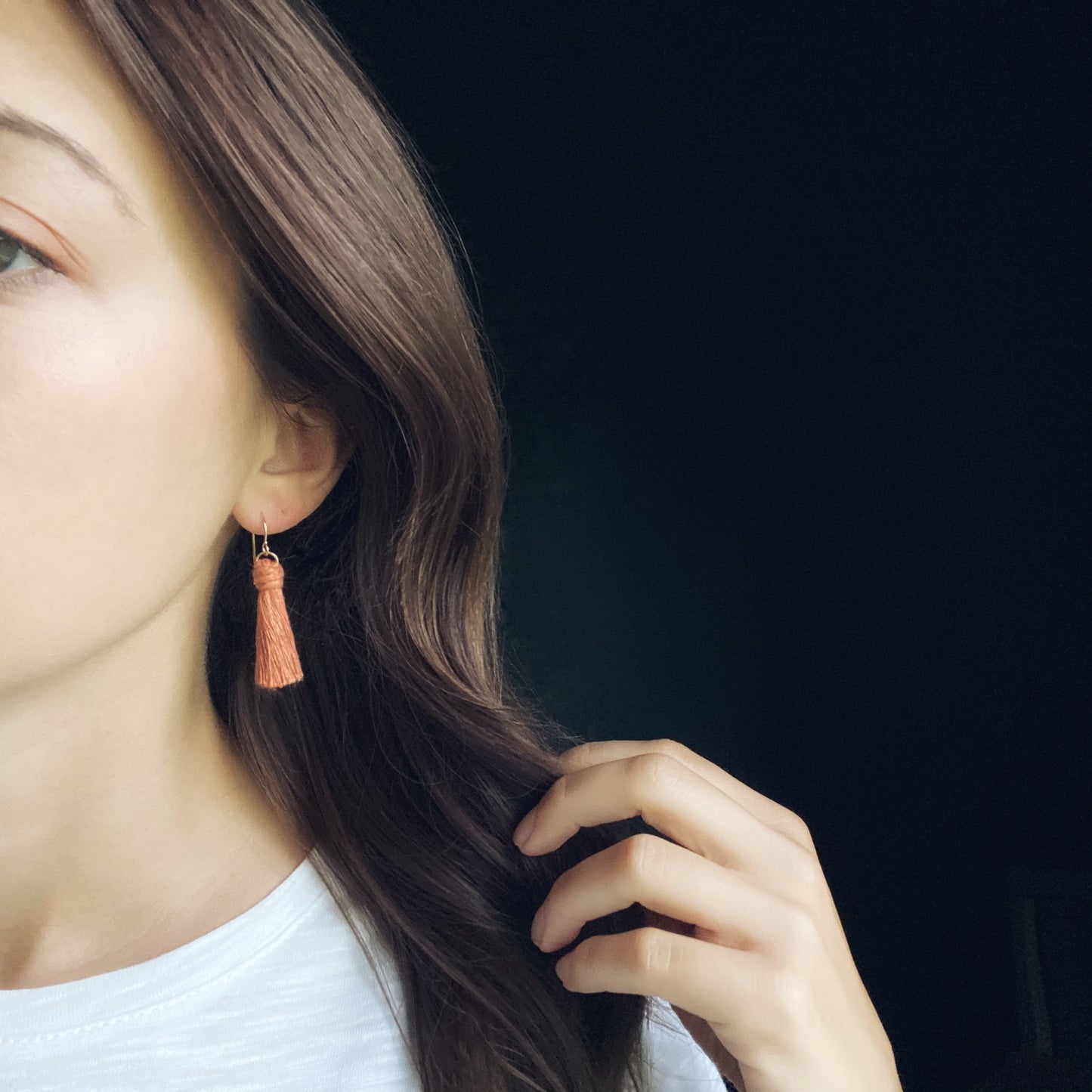 Penny Mini Tassel Earring | Modern Bohemian Jewelry