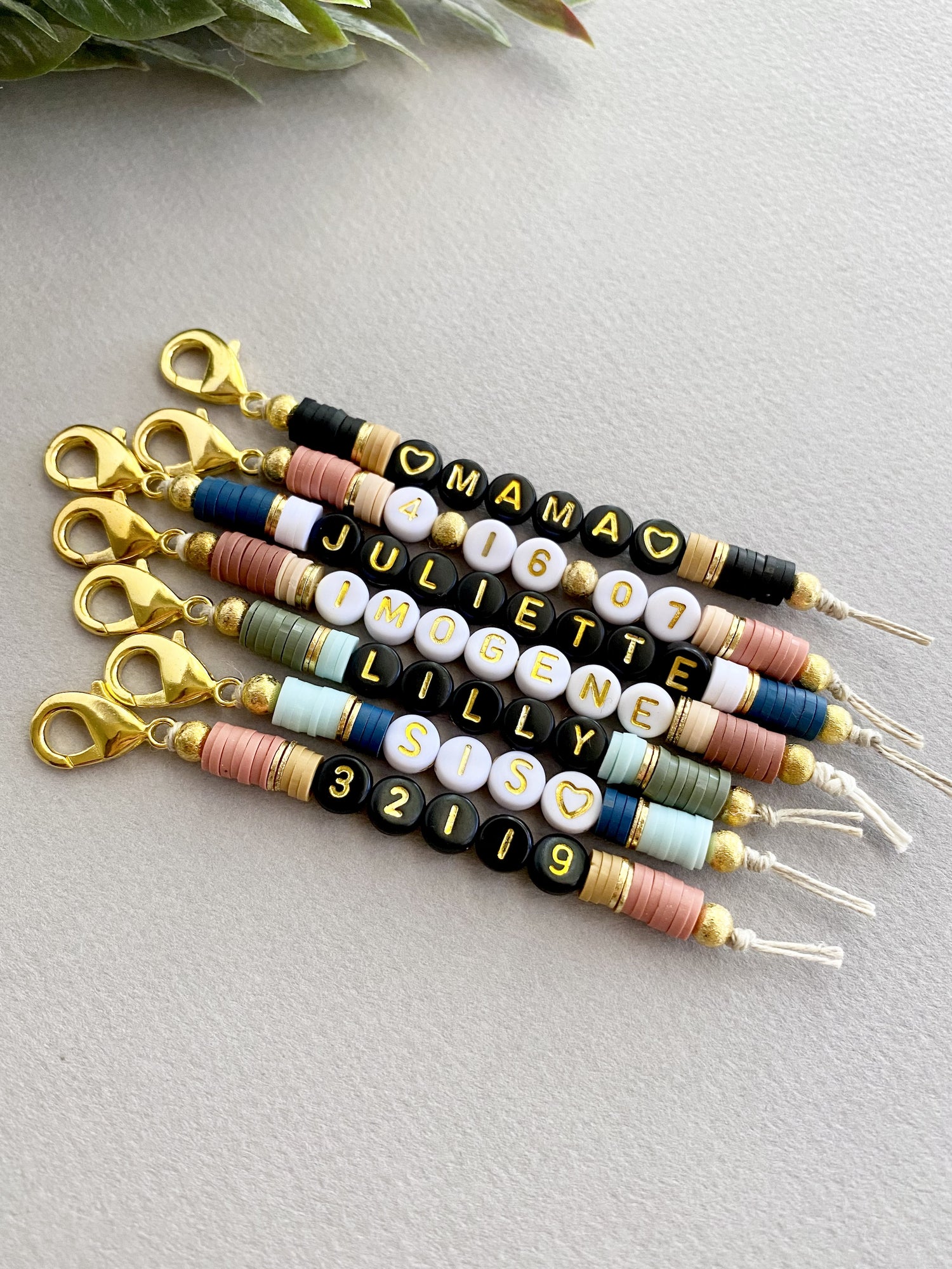 Party Kit  Letter Bead Keychains – Manifold Witness