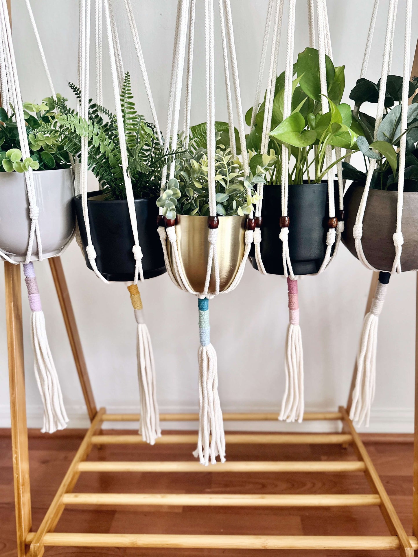 DIY Macrame Kit | Colorblock Plant Hanger | Audrey