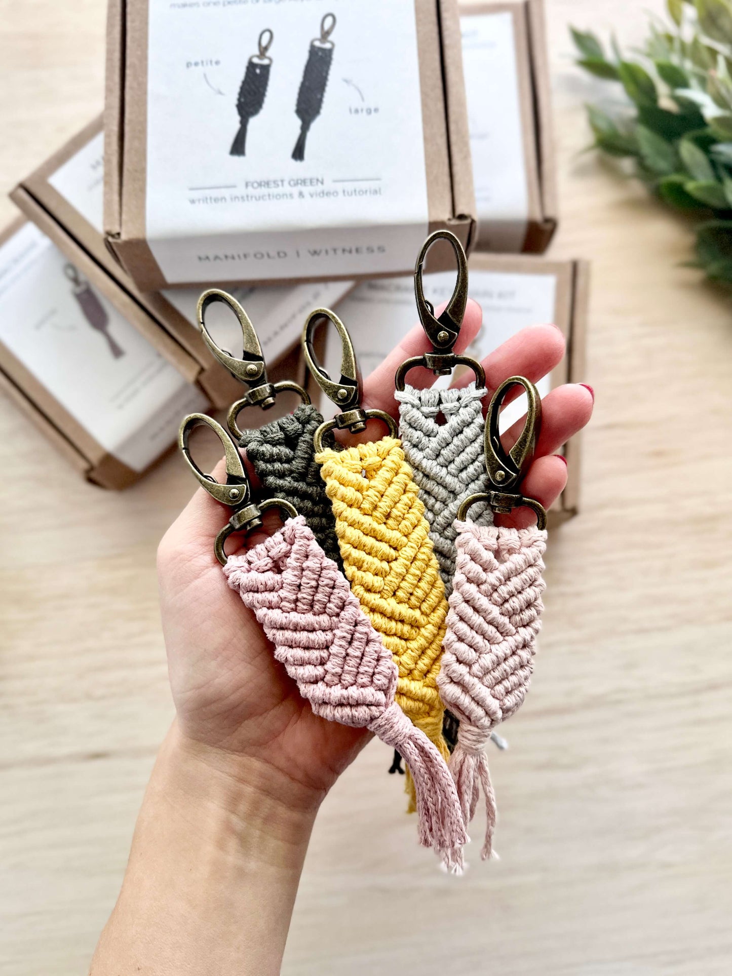 DIY Macrame Kit | Cotton Keychain | Quinn