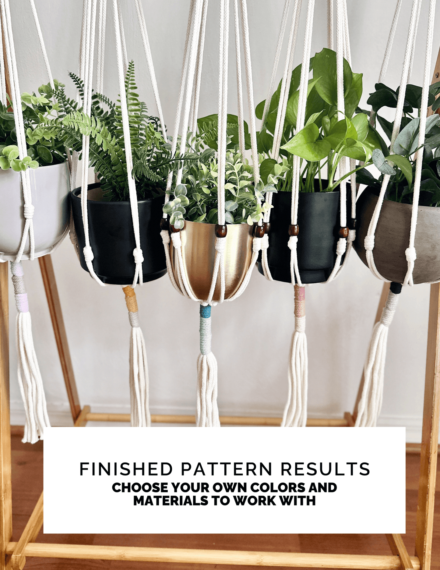Easy Macrame Plant Hanger Pattern | Beginner | Audrey