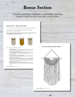 DIY Macrame Wall Hanging Pattern | Beginner to Intermediate | Flower C ...