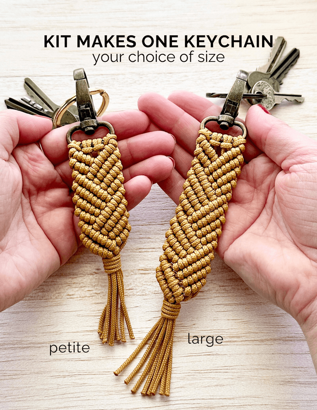 DIY Macrame Kit | Paracord Keychain | Quinn