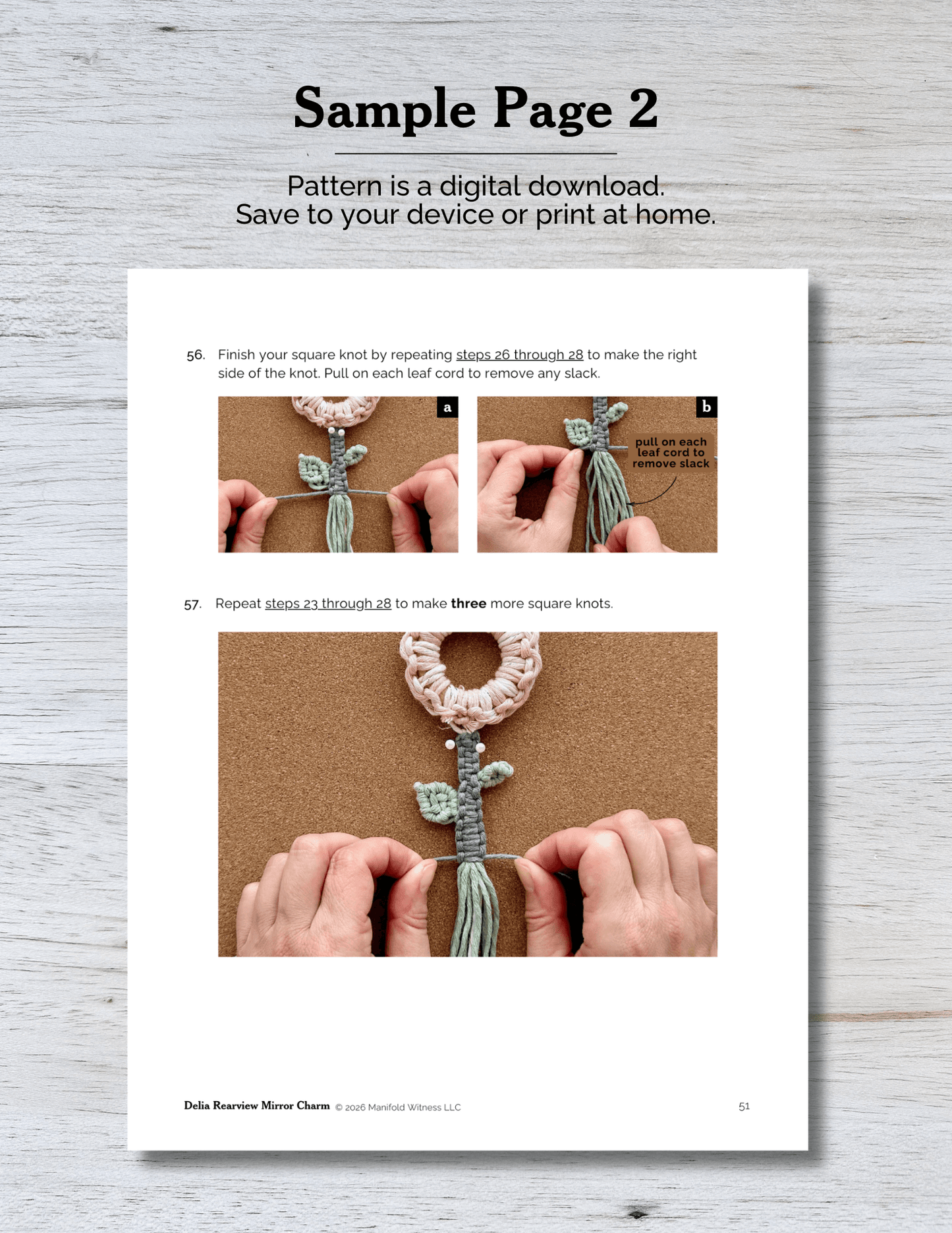 Rearview Mirror Charm Pattern | Beginner to Intermediate | Delia