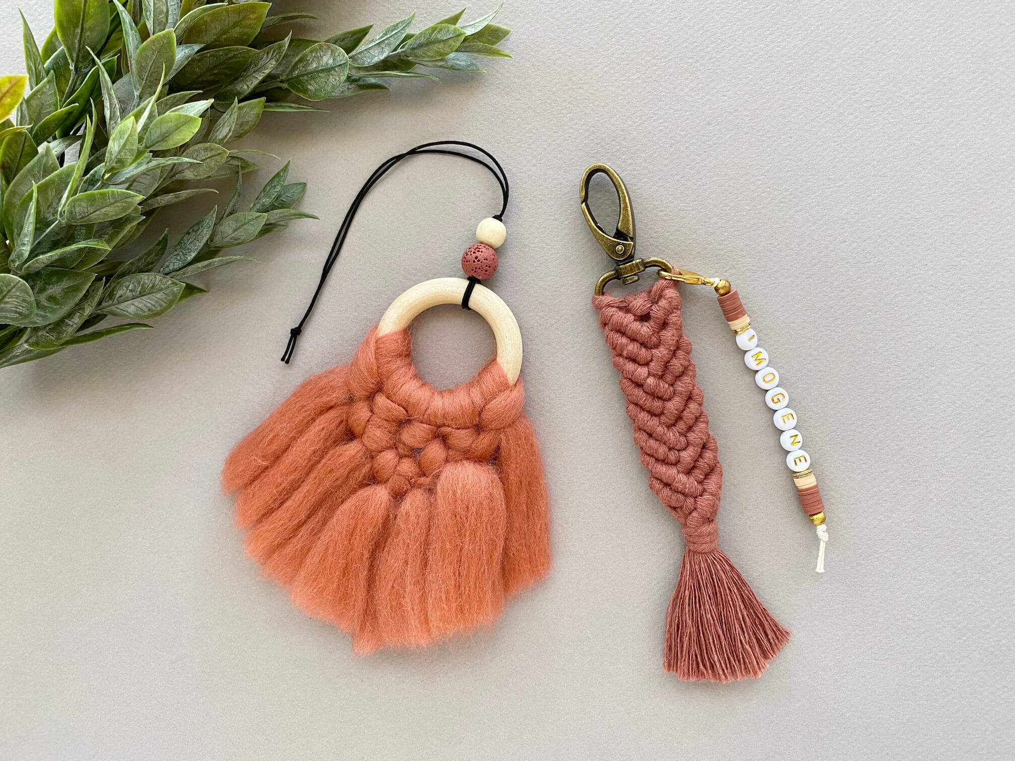 BUNDLE: 8 New handmade outlet macramé keychains