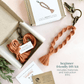 DIY Macrame Kit | Wristlet Keychain | Helix